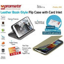 Promate Folio S5 Bookcover with inside card pocket Colour: Gold 1 Year Warranty