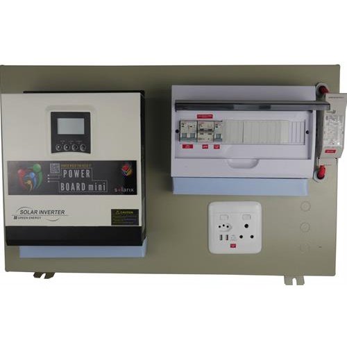 Solarix Esener 3Kva 24Vdc Inverter And Semi Plug And Play Power Board Mini Solution - 60A Mppt Solar Charge Controller, 3000W Rated Power, Maximum Charge Current 80A, Offgrid 145Vdc, Ac Dc Ready Db Board With 40A Ac Ups Changeover And Is Dc Solar Ready...