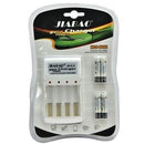 Jiabao JB212 Battery Charger with 4 Pieces 350mAh AAA Rechargeable Batteries 6 Months Warranty