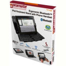 Promate Mirage iPad Ergonomic Bluetooth™ Keyboard Stand with Phone Handset offers 10m range ergonomic typing handset holder & 1-year warranty.