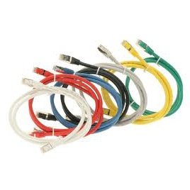 NetiX UTP CAT5E Copper Clad Aluminium Ethernet Patch Cable 5 Metre Cable Length Light Grey-Ready To Use Moulded RJ45 Connectors