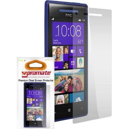Promate proShield.H8X-C HTC 8X Premium Clear Screen Protector proShield.H8X-C is a clear screen protector that gives your HTC 8X long-term premium screen protection against dust marks smudges and scratches. The screen finish offers superior touch-scree...