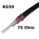 Securnix Rg59 500m Cable Roll No Power, Retail Box, No Warranty