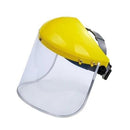 Casey Yellow Top Helmet Face Shield Anti Fog and Reusable Clear Design