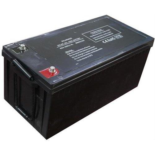 Solarix 12V 200Ah Agm Deep Cycle Gel Battery - Absorbent Glass Mat, 200Ah, 12V, Max Charging 60A, All-Purpose For Inverters And Solar