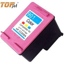 TopJet Generic Replacement Single Tri Colour Officejet Ink Cartridge CC656A for HP901XL- Tri-Colour Cyan Magenta Yellow Single Ink Cartridge Page Yield 350 Pages with 5% Coverage for use with HP Officejet 4500 Desktop All-in-One Printer (CM753A) HP Off...