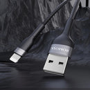 Romoss Usb To Lightning 1M Cable Black