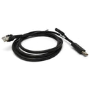Zebra Cable - Shielded Usb: Series A Connector 7Ft. (2.8M) Straight (Supports 12V Power Supply)