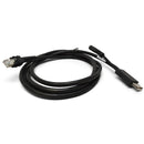 Zebra Cable - Shielded Usb: Series A Connector 7Ft. (2.8M) Straight (Supports 12V Power Supply)