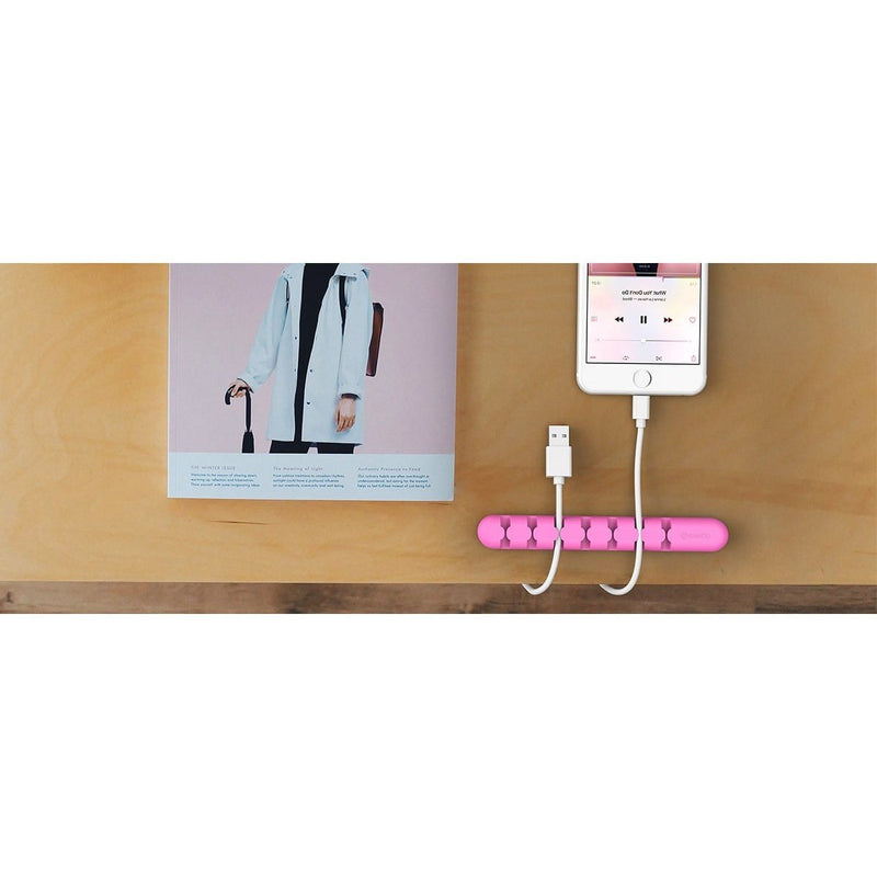 Orico 7 Slot Desktop Cable Clip - Pink