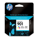 Hp No 901 Tri-Colour Officejet Cartridge - For Use With Hp Officejet J4500 All-In-One Series, Hp Officejet 4500 All-In-One Series, Hp Officejet J4680 All-In-One, Retail Box , No Warranty