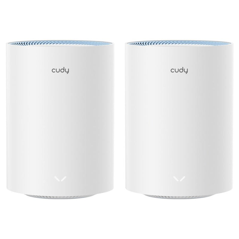 Cudy M1200 Dual Band Wi-Fi 5 Mesh System 2-Pack - 1200Mbps Fast Ethernet Coverage