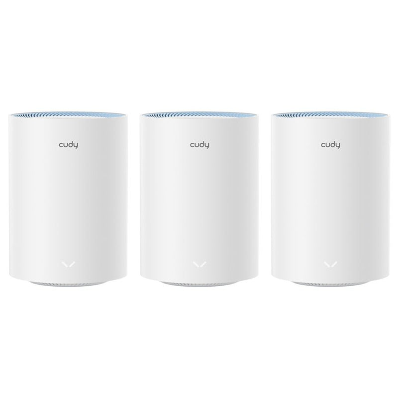 Cudy M1200 Mesh Wifi System - Ac 1200Mbps Dual Band Fast Ethernet (3-Pack)