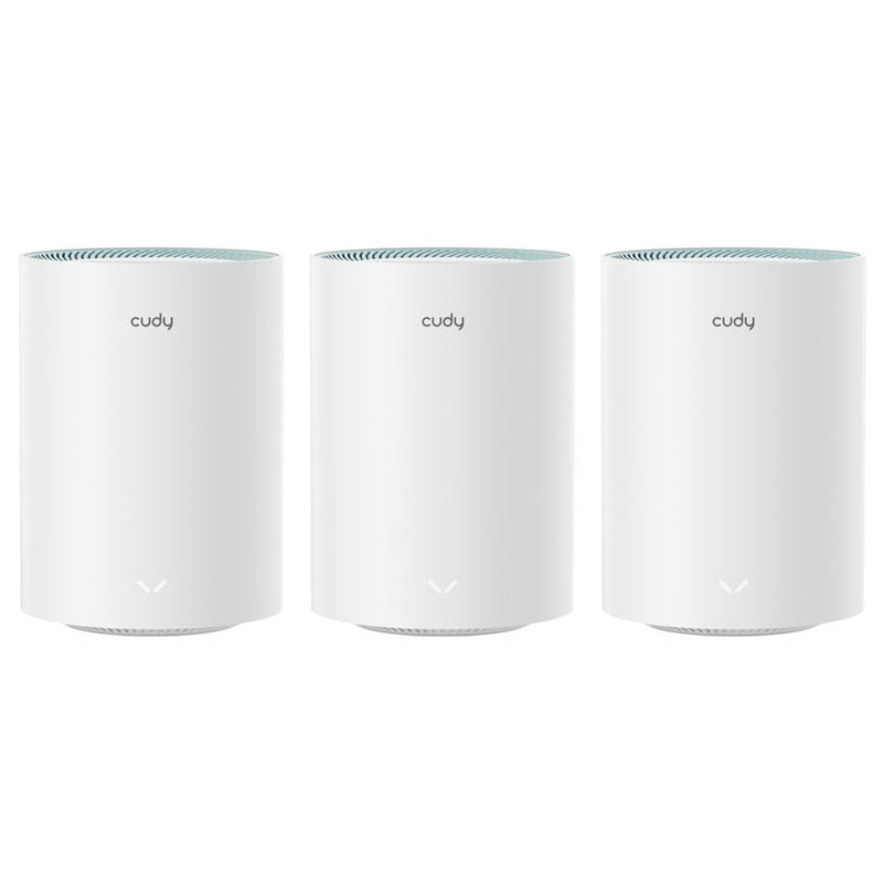 Cudy Cd-M13003 Dual Band Wi-Fi 5 Mesh System 3-Pack - 1200Mbps Gigabit Coverage
