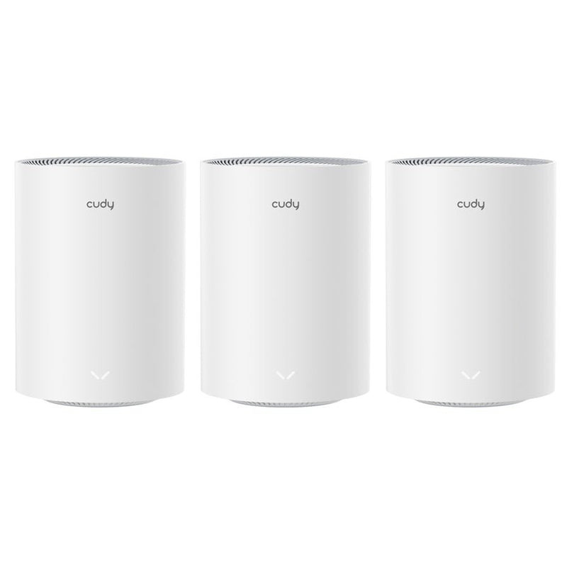 Cudy M1800 Dual Band Wi-Fi 6 Mesh System 3 - Pack - 1800Mbps Gigabit Coverage