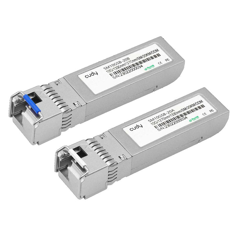 Cudy Single Mode 10G Lc Bi-Directional Sfp 20Km Sm10Gsb-20Ab