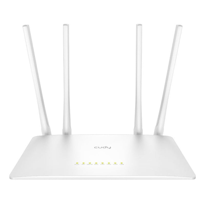 Cudy Dual Band Wifi 5 Router - 1200Mbps, 5Dbi, Fast Ethernet - Wr1200