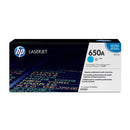 HP 650A CYAN TONER CARTRIDGE