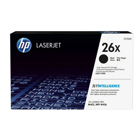 HP 26X BLACK LASERJET TONER CARTRIDGE