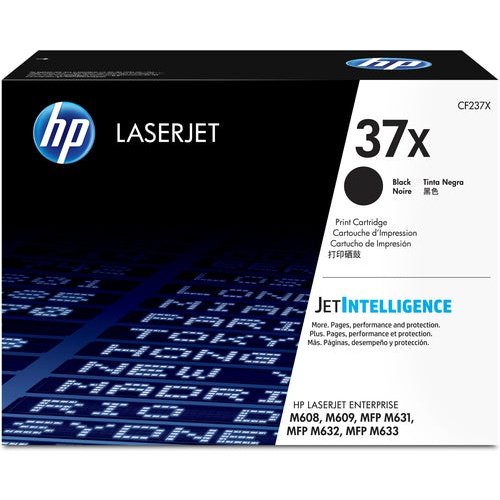 HP 37X HIGH YIELD BLACK ORIGINAL LASERJET TONER