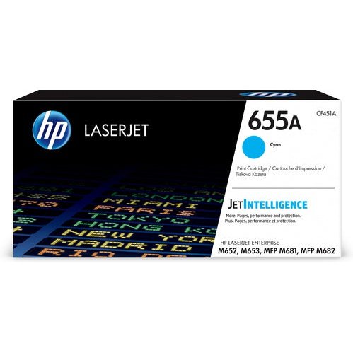 HP 655A CYAN ORIGINAL LASERJET TONER