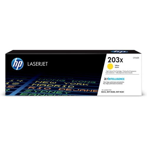 HP 203X ORIGINAL YELLOW LASERJET TONER CARTRIDGE