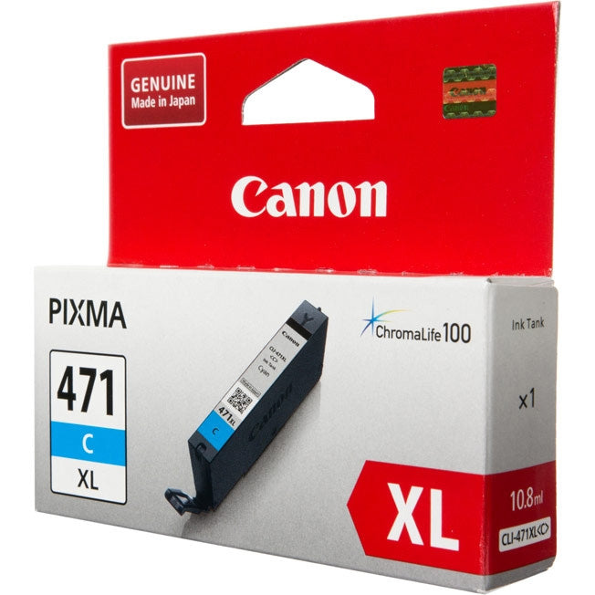 Canon - Ink Cyan Xl - Mg5740 Mg7740 Ts5040 Ts6040 Ts8040 Ts9040