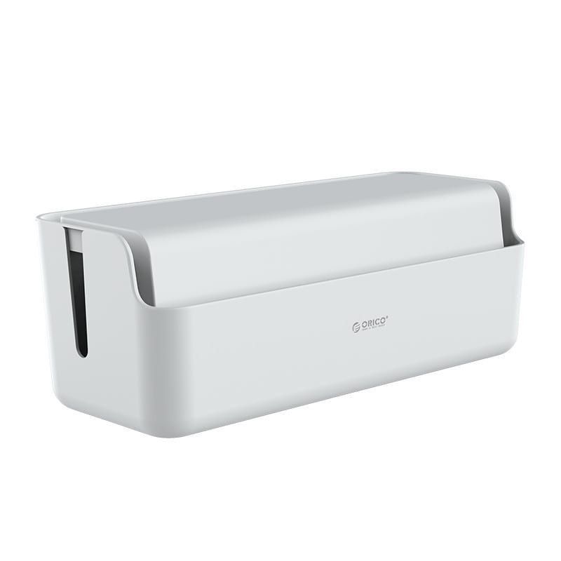Orico Multiplug And Surge Protector Storage Box With Device Mount - White