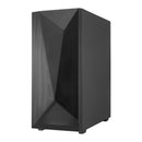 FSP CMT195B ATX Gaming Chassis Tempered Glass side panel - Black