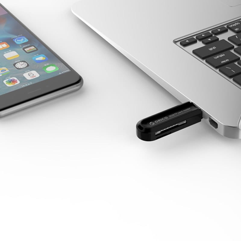 Orico Usb3.0 Tf Sd Card Reader - Black