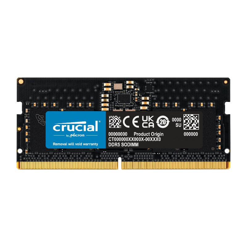 Crucial 16Gb 4800Mhz Ddr5 Sodimm Notebook Memory