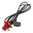 Locally Sourced 2M Right Angled Iec Power Cord With Dedicated Plug Top