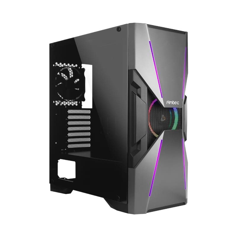 Antec Da601 E-atx | Atx | Micro-atx Argb Mid-tower Gaming Chassis - Black