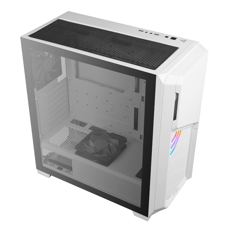 Antec Dp502 Atx Micro-Atx Itx Argb Mid-Tower Gaming Chassis - White