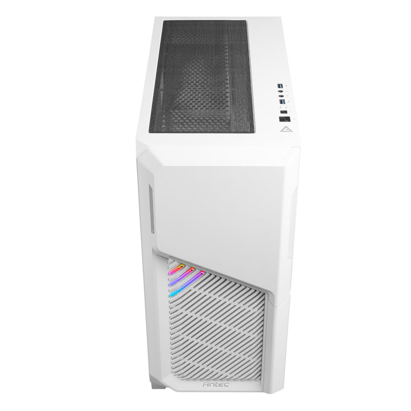 Antec Dp502 Atx Micro-Atx Itx Argb Mid-Tower Gaming Chassis - White