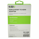 Gizzu Active Displayport To Hdmi Adapter