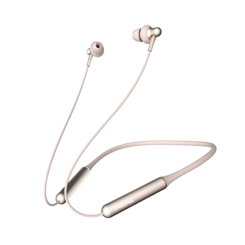 1More Stylish E1024Bt Dual Driver Bluetooth In-Ear Headphones - Gold