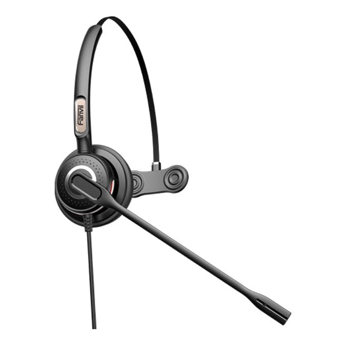 Fanvil Rj9 Monaural On-Ear Headset With Mic Ht201