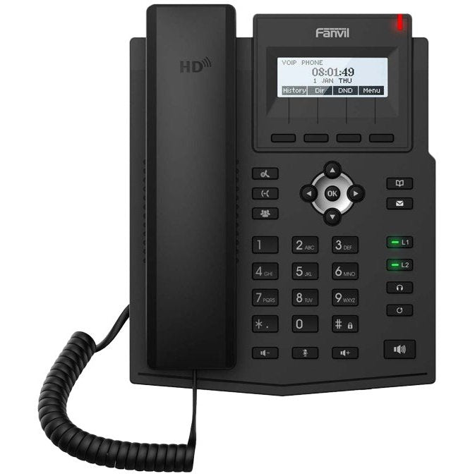 Fanvil 2sip Gigabit Entry Level Poe Voip Phone X1sg
