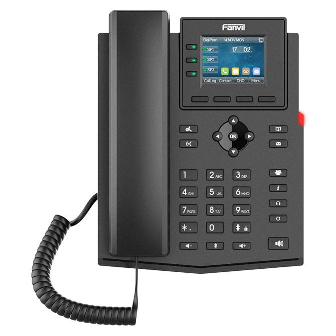 Fanvil 4Sip Gigabit Colour Screen Poe Voip Phone X303G