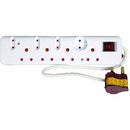 Ellies High Surge Protection 8-way Multi-plug