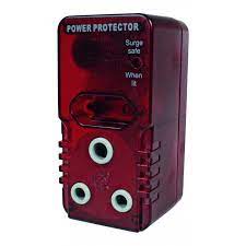 Ellies High Surge Safe Power Protector Plug - 2 Power Connections Surge Safe 3 Pin Plug