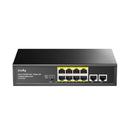 Cudy 10-Port 10 100Mbps 2 X Gigabit Unmanaged Poe+ Switch 120W