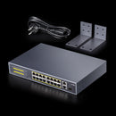 Cudy 16-Port Unmanaged Poe+ Switch - Rack Mount