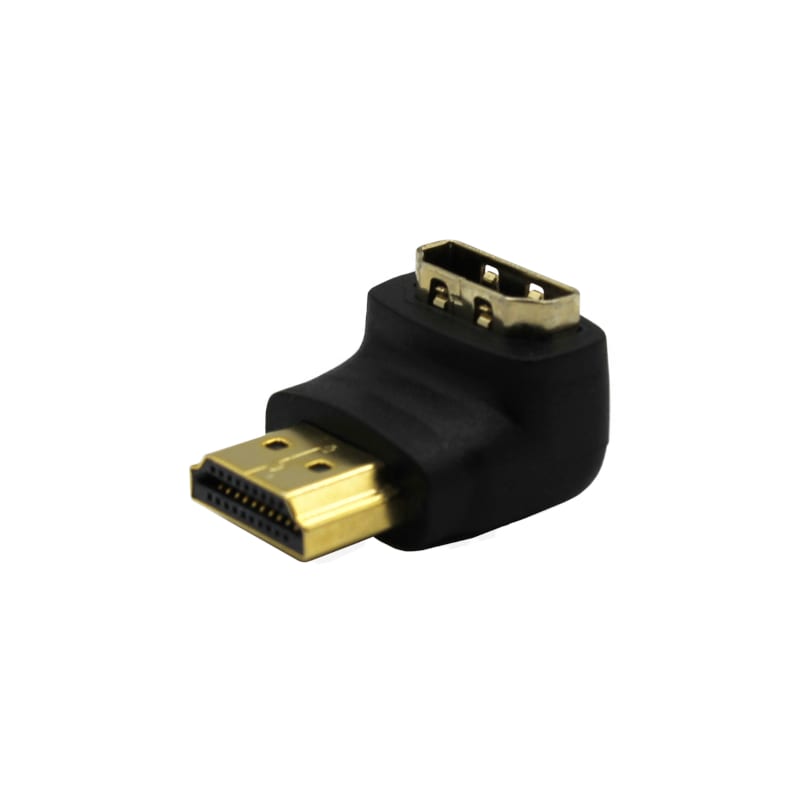 Oem Hdmi Male To Female Right Angled Adapter