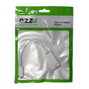 Gizzu Usb-C To Gigabit Adapter Polybag - White