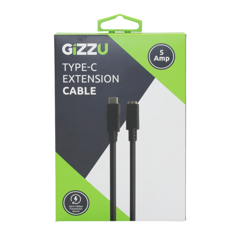 Gizzu Usb-C 5Amp Extension Male To Female Usb3.1 1M Cable