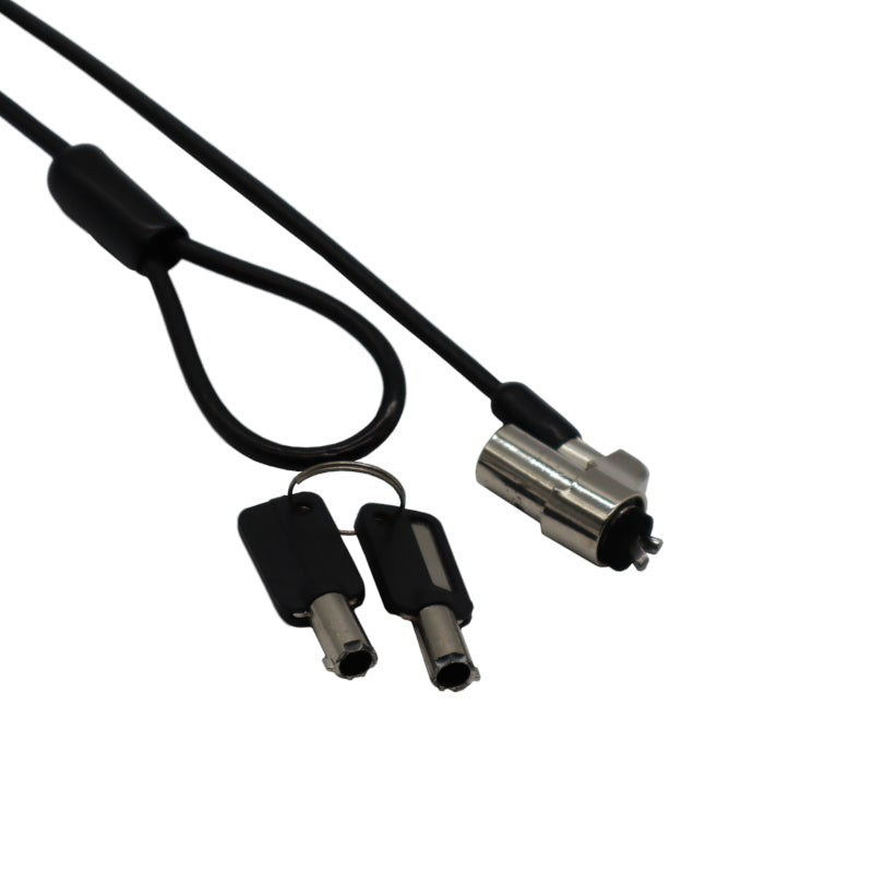 Gizzu 1.8M T-Bar Laptop Cable Lock Master Key Compatible