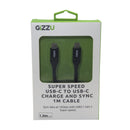 Gizzu Usb3.1 C To Usb-C 1M Cable Black