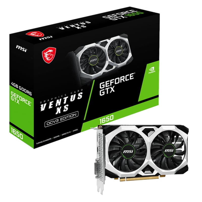 Msi Gf Gtx 1650 Ventus Xs 4Gb Oc V3